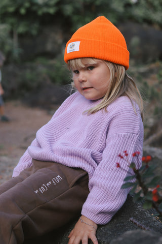 Chunky knit - Lilac