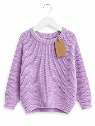 Chunky knit - Lilac